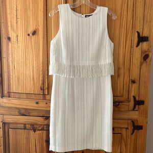 Karl Lagerfeld Dress With Metallic Threads